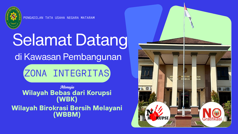 ZONA INTEGRITAS MENUJU WILAYAH BEBAS DARI KORUPSI (WBK)