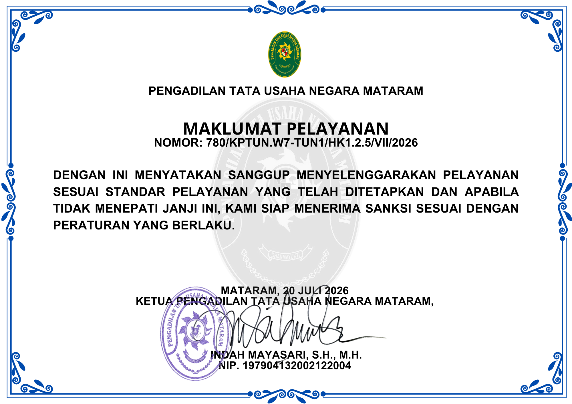 Pengadilan Tata Usaha Negara Mataram
