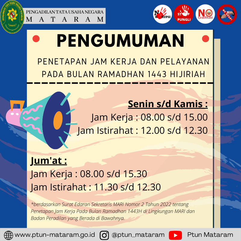 Jam Kerja Ramadhan